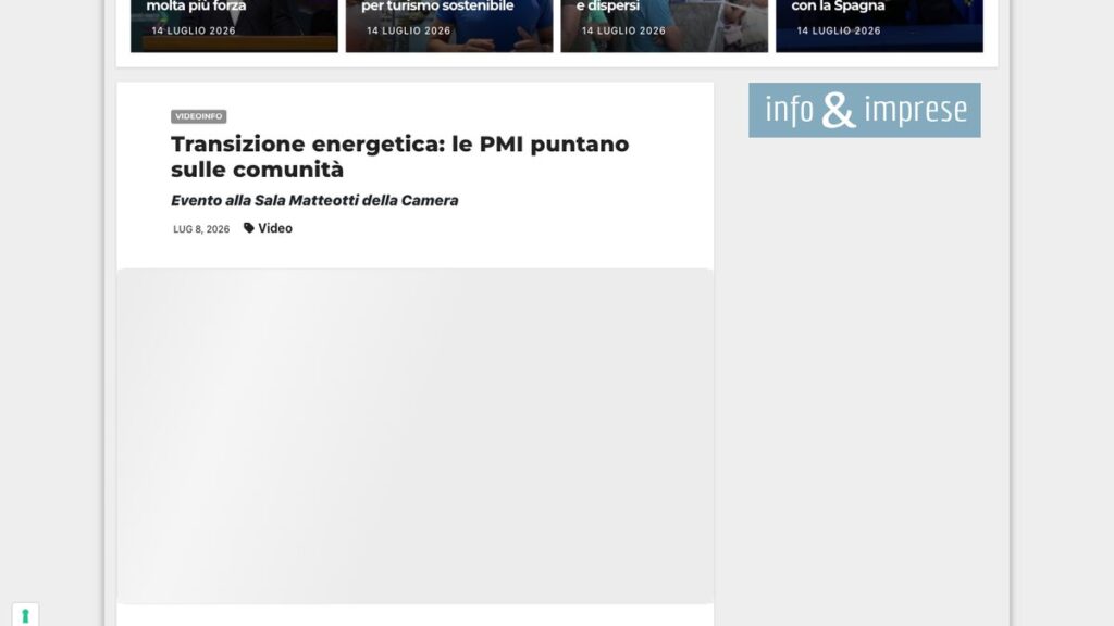 Articolo Askanews - Transizione energetica