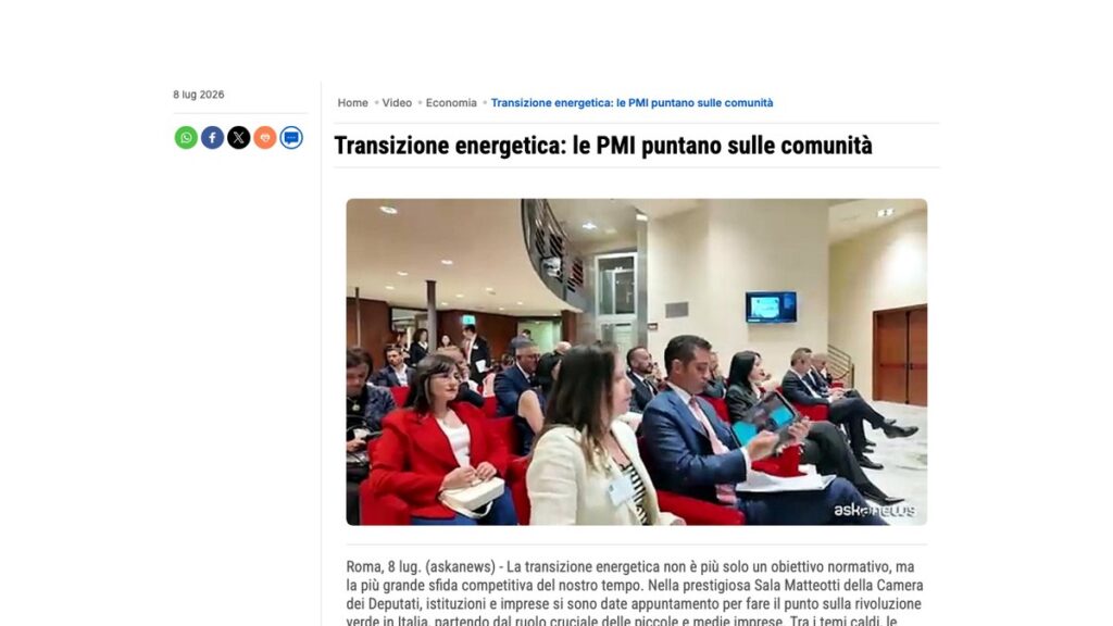 Articolo Quotidiano.net - Transizione energetica
